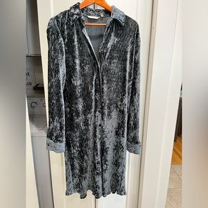 Sheer full length shirt/dress
